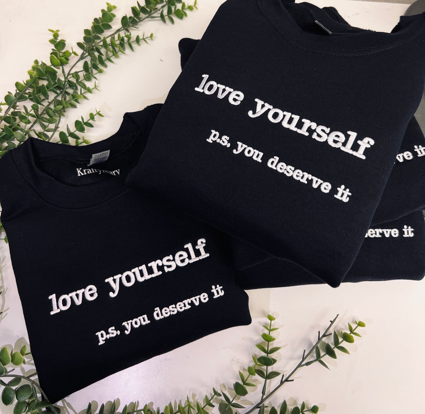 (RTS) Love Yourself-Embroidered