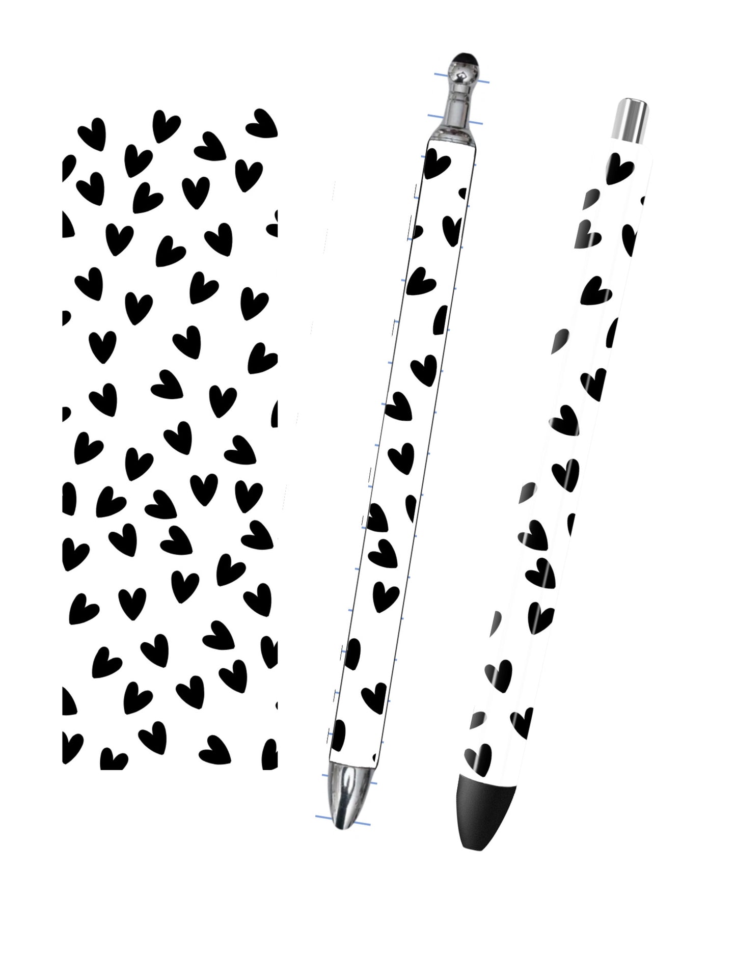 (RTS) BLACK HEARTS PEN
