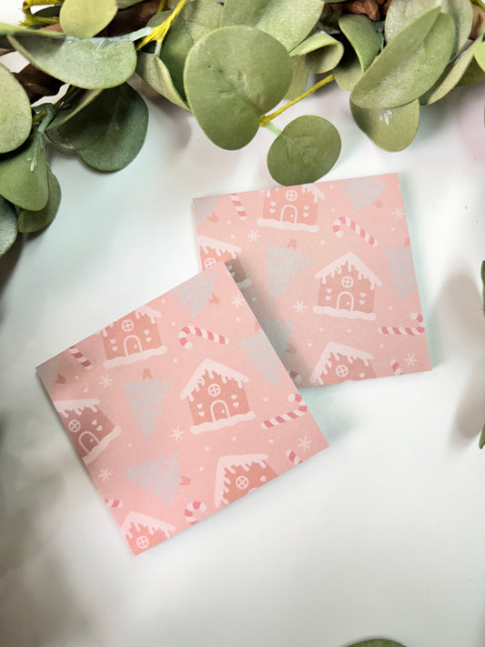 (RTS) GINGERBREAD HOUSE STICKY NOTE