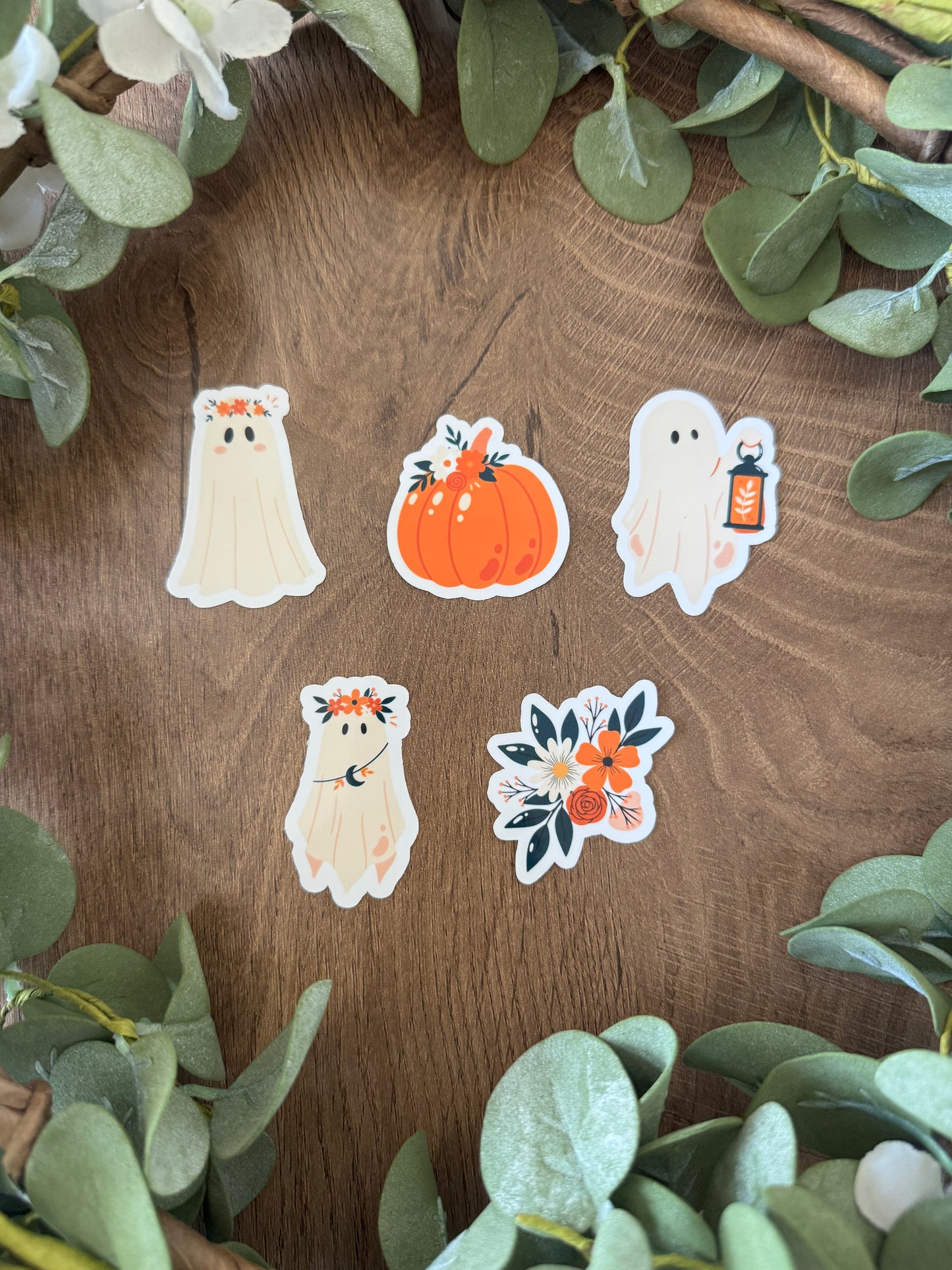 (RTS) WILD FLOWER GHOUL STICKER SET