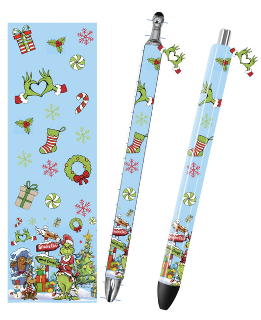 (RTS) GRINCH WHOOVILLE PEN W CHARM