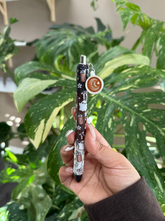 (RTS) CAFFEINATED GHOUL PEN W CHARM