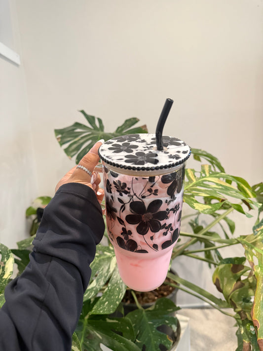 (RTS) MIDNIGHT BLOSSOM 2.0 DRINKWARE
