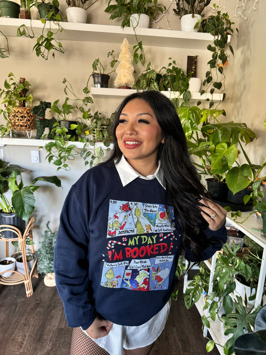 (RTS) MY DAY NAVY BLUE CREWNECK