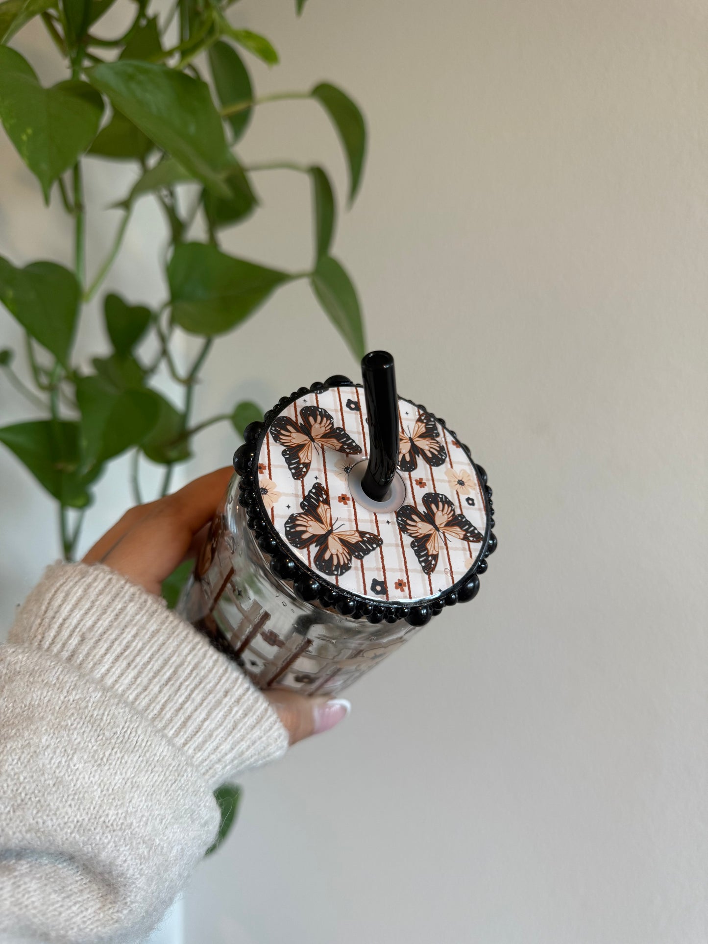 (RTS) BOHO BUTTERFLY DRINKWARE