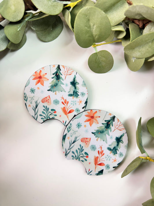 (RTS) EVERGREEN CAR COASTER SET