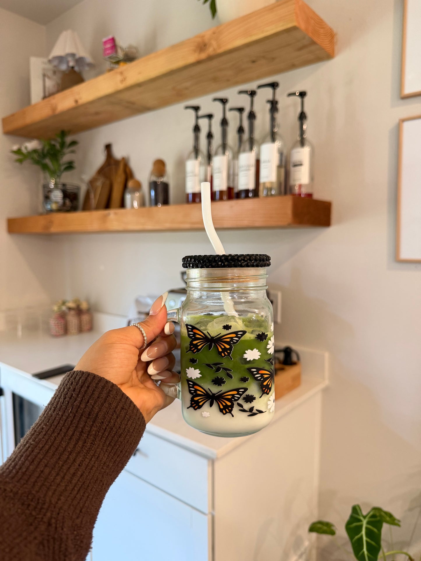 (RTS) MONARCH BUTTEFLY DRINKWARE