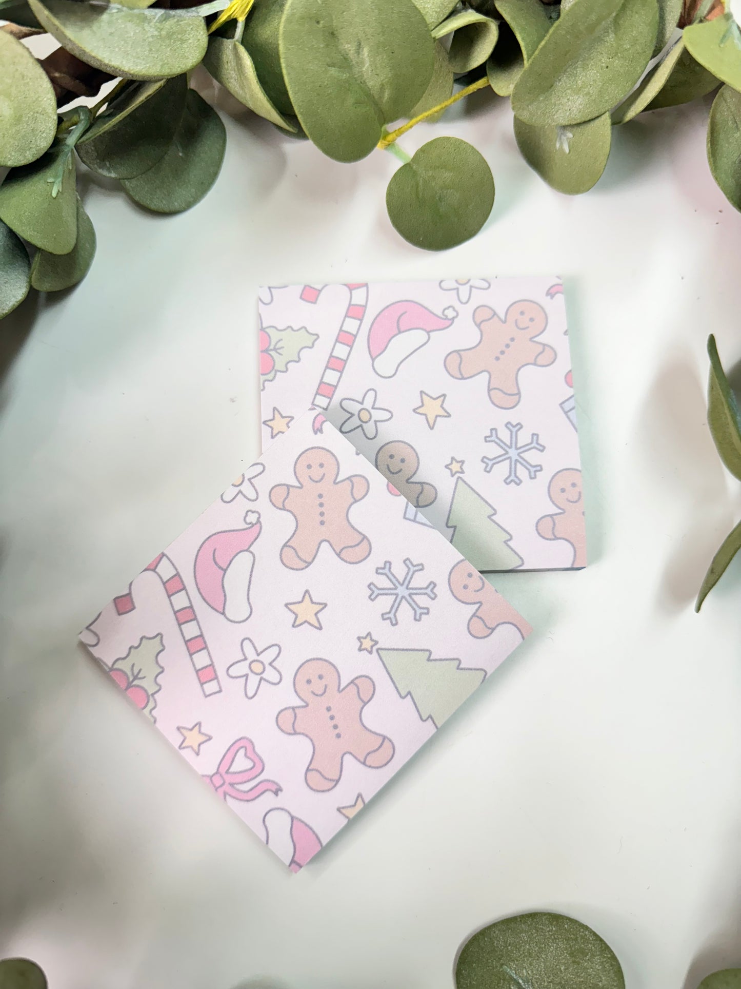 (RTS) PINK GINGER DOODLES STICKY NOTE