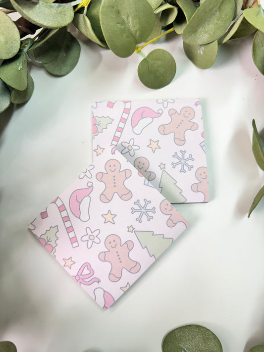 (RTS) PINK GINGER DOODLES STICKY NOTE