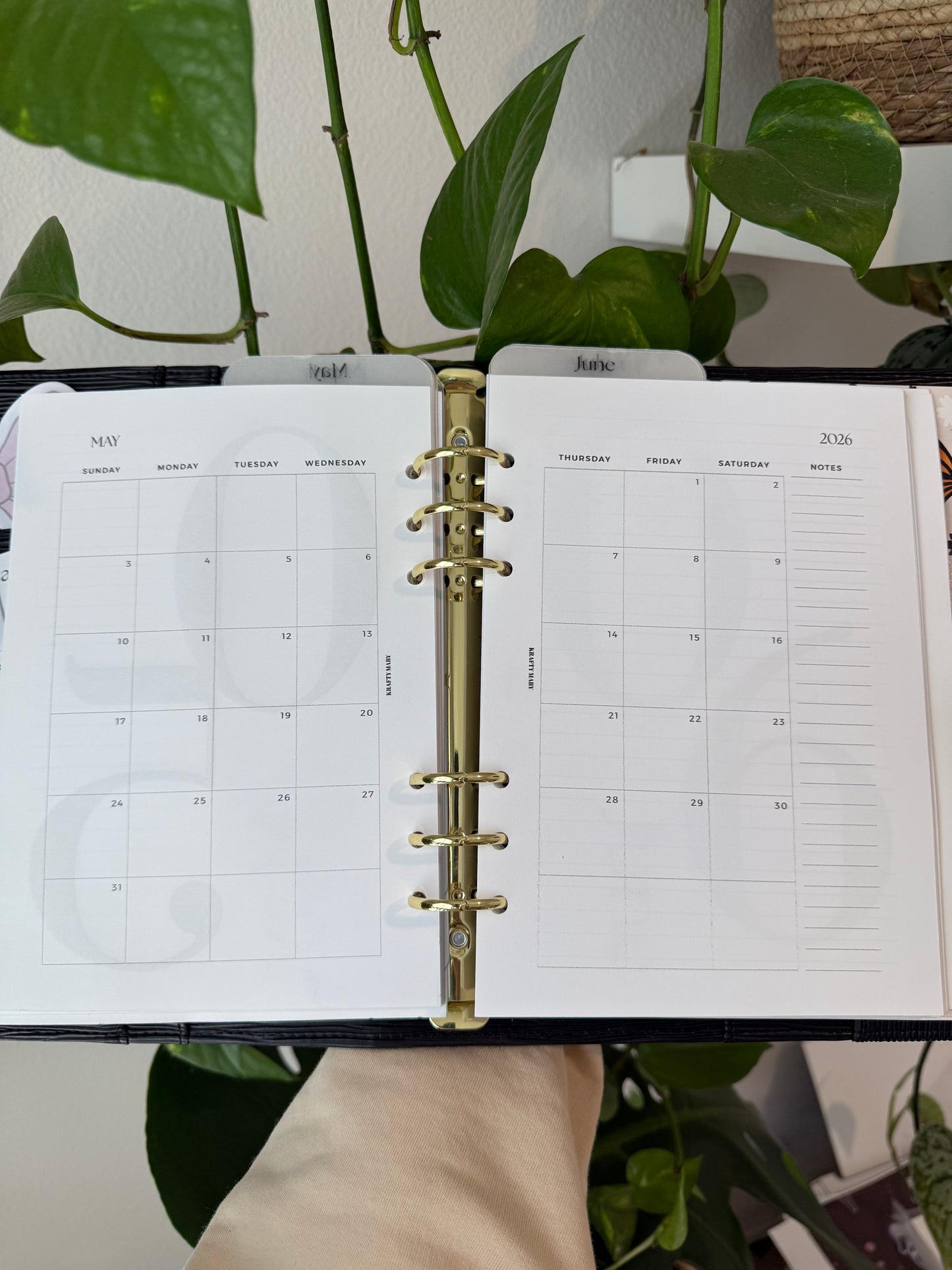 (RTS) 2026 YEARLY PLANNER INSERTS