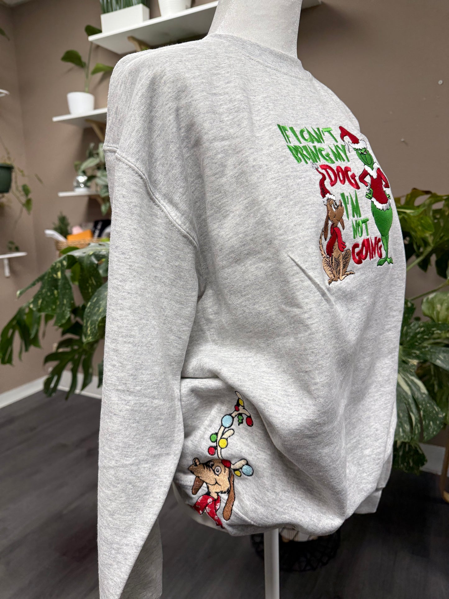 (RTS) BRINGING MY DOG EMBROIDERED CREWNECK