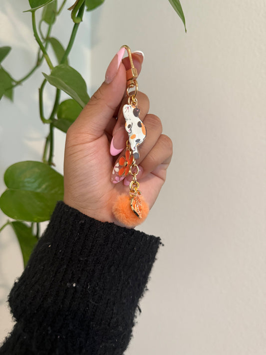 (RTS) ORANGE KITTY CHARM
