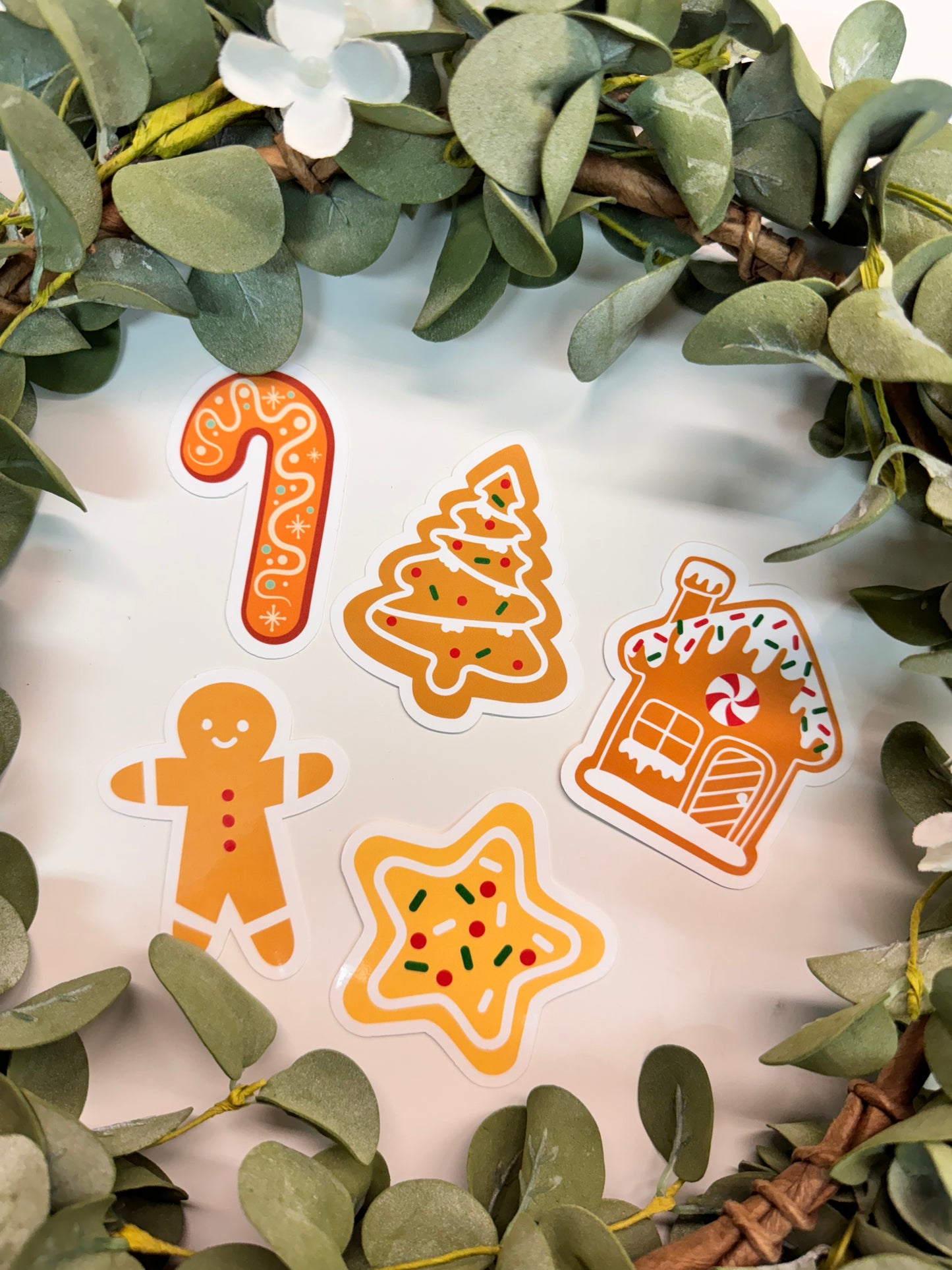 (RTS) GINGERBREAD STICKERS