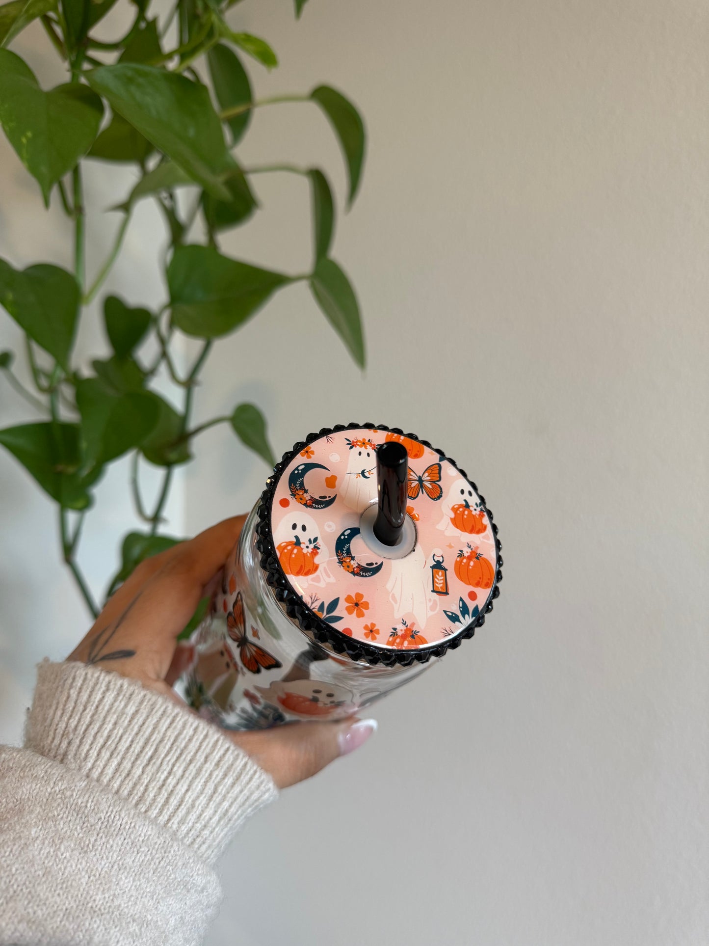 (RTS) WILD FLOWER GHOUL DRINKWARE