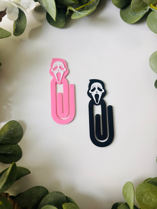 (RTS) GHOST FACE PAPER CLIP