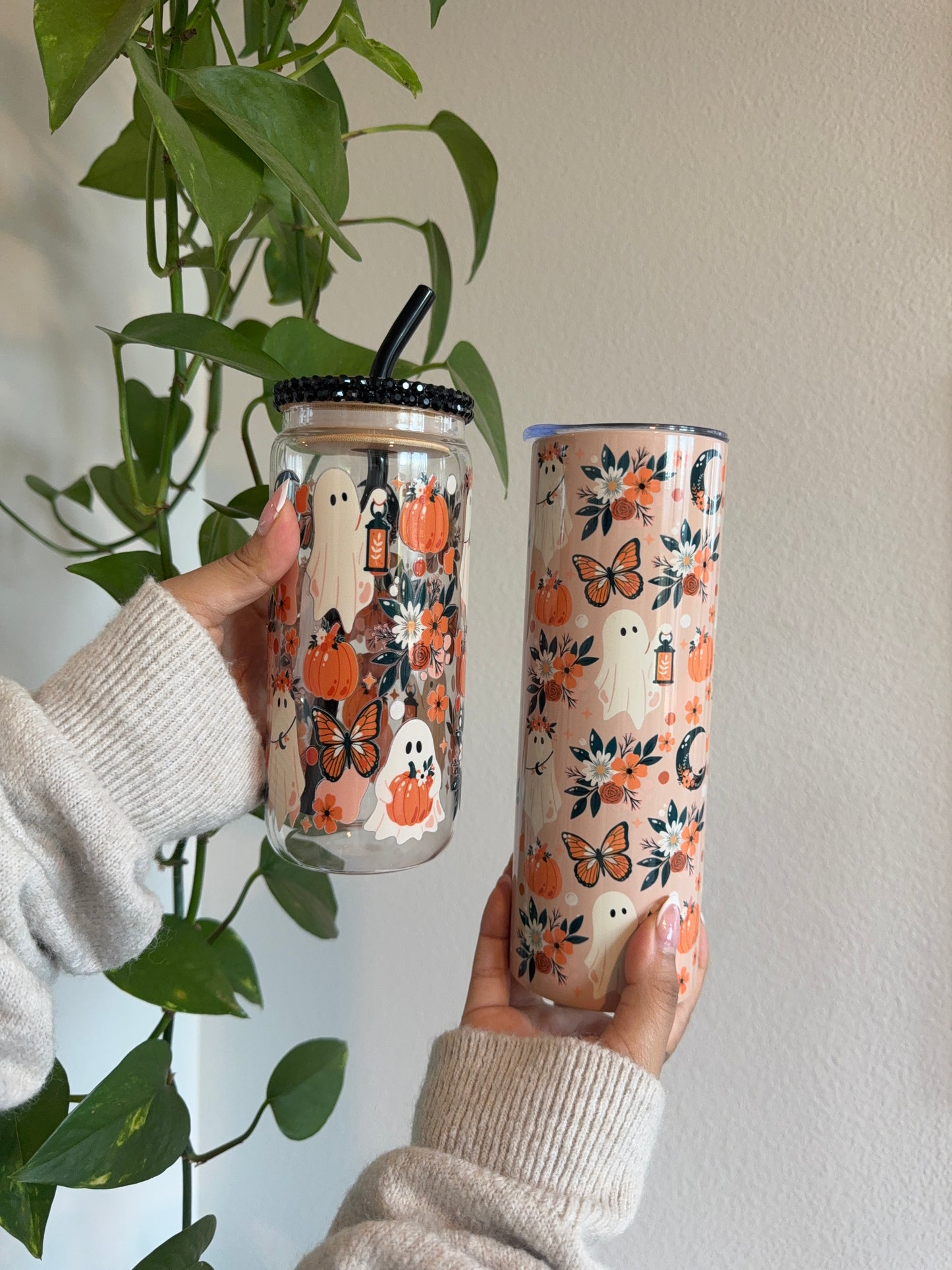(RTS) WILD FLOWER GHOUL DRINKWARE