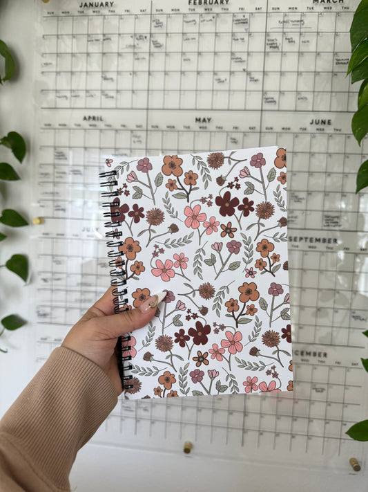 (RTS) KRAFTY FLORAL NOTEBOOK
