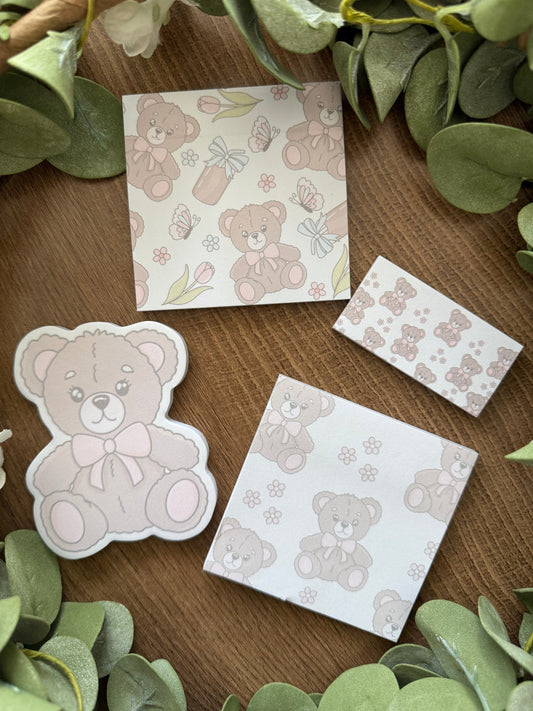 (RTS) TEDDY BEAR STICKY NOTE