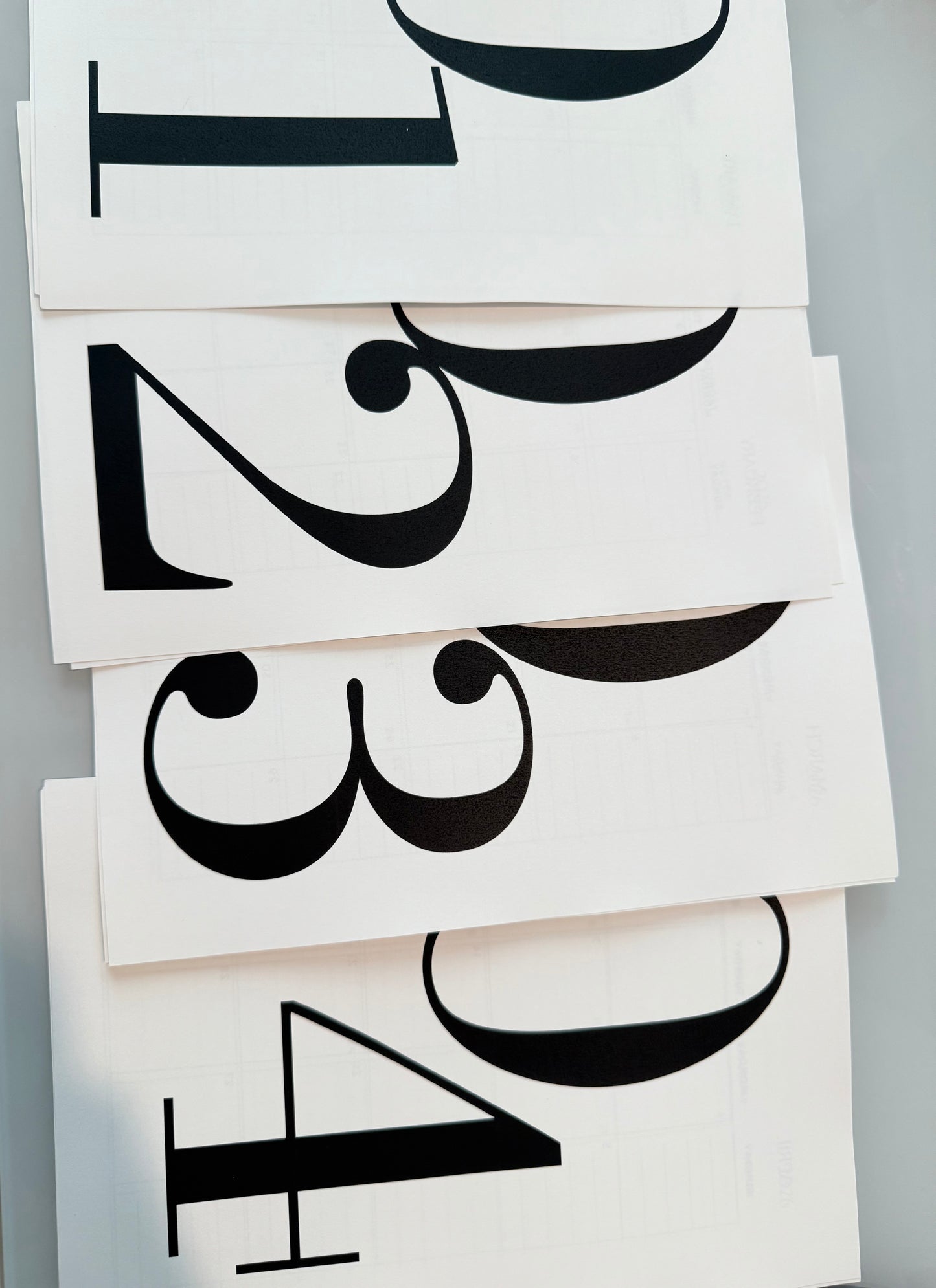 (RTS) 2026 YEARLY PLANNER INSERTS