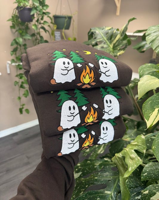 (RTS) CAMPING GHOULS EMBROIDERED CREW