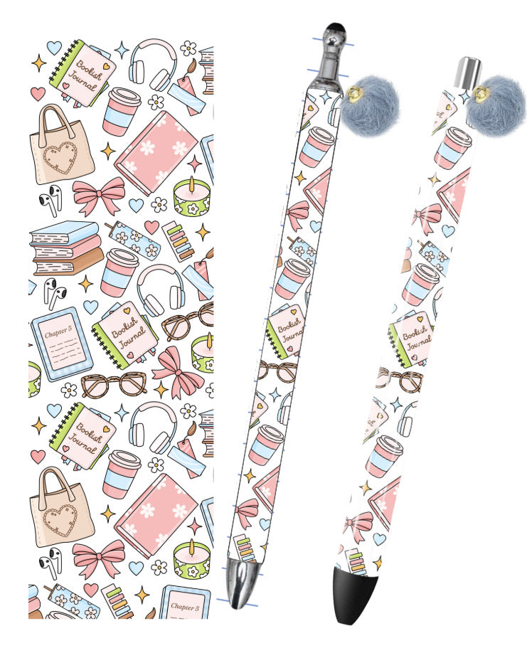 (RTS) BOOKISH JOURNAL W CHARM