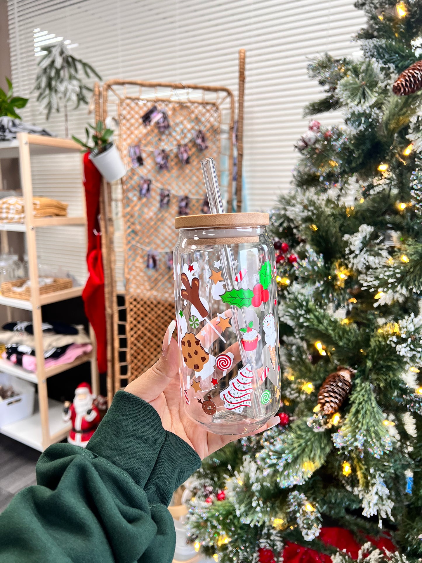 (RTS)CHRISTMAS SNACK DOODLE CUP