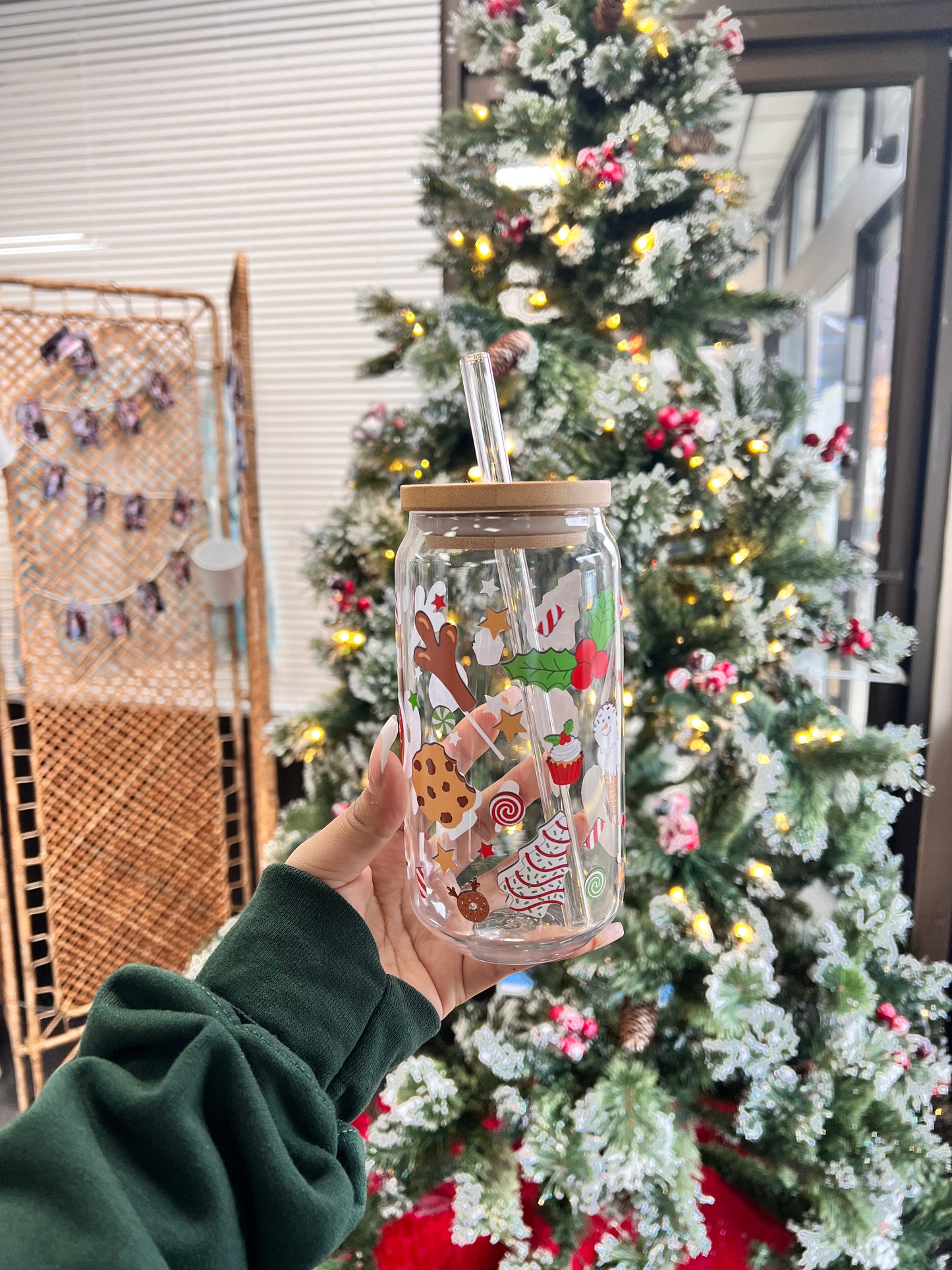 (RTS)CHRISTMAS SNACK DOODLE CUP