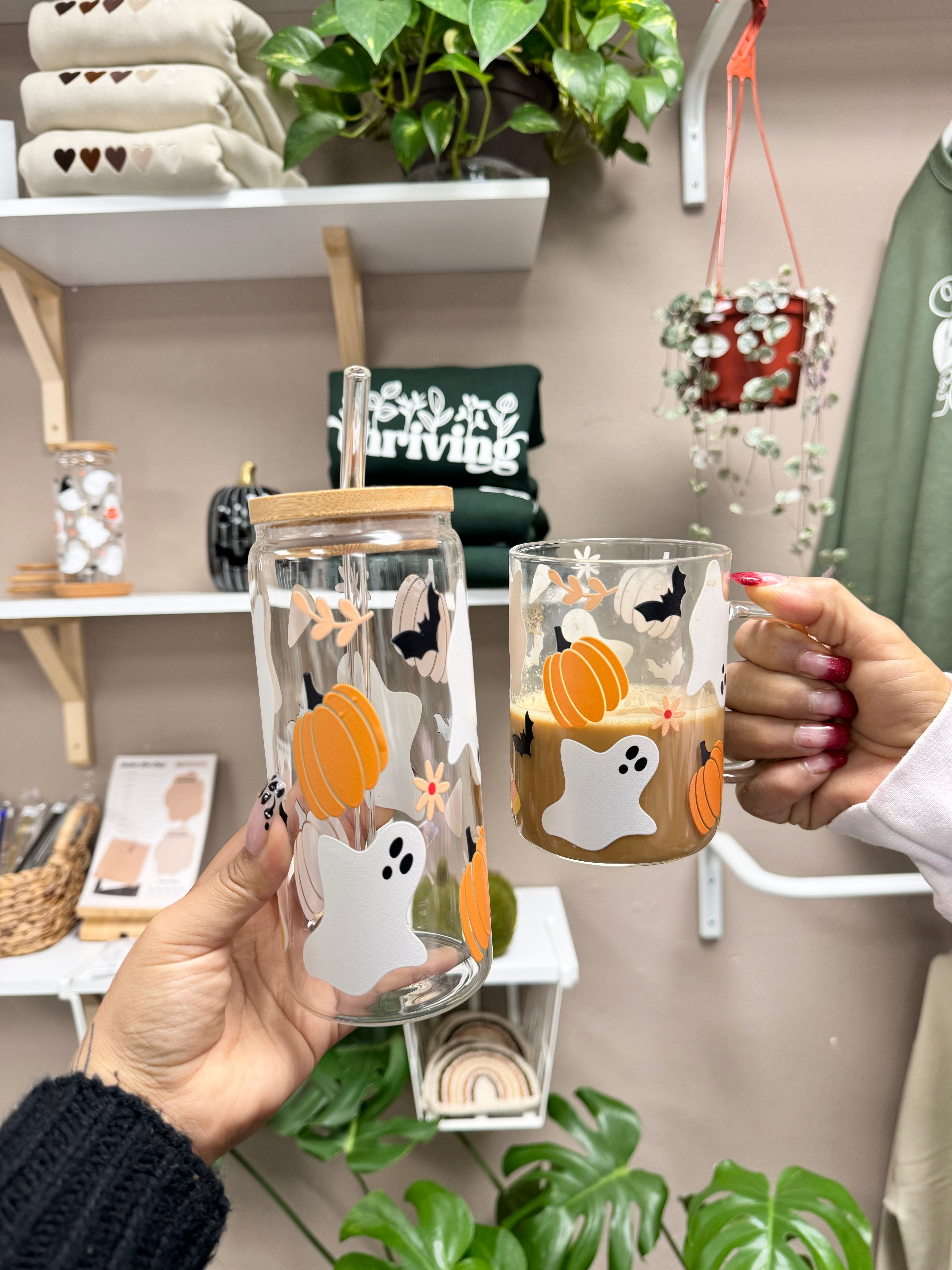 (RTS) CANDY CORN GHOUL DRINKWARE Kraftymary