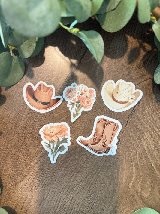 (RTS) YELLOWSTONE GIRLIE MINI STICKER SET