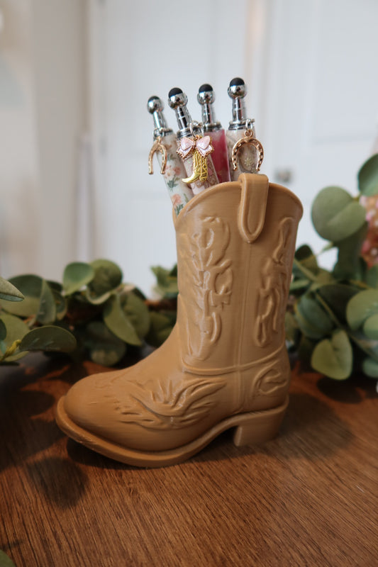 (PREORDER) COWGIRL BOOT PEN HOLDER