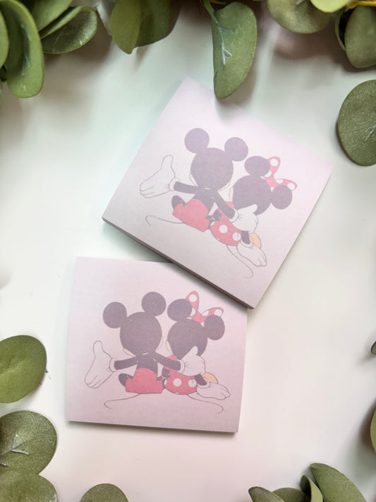(RTS) MICKEY & MINNIE STICKY NOTE