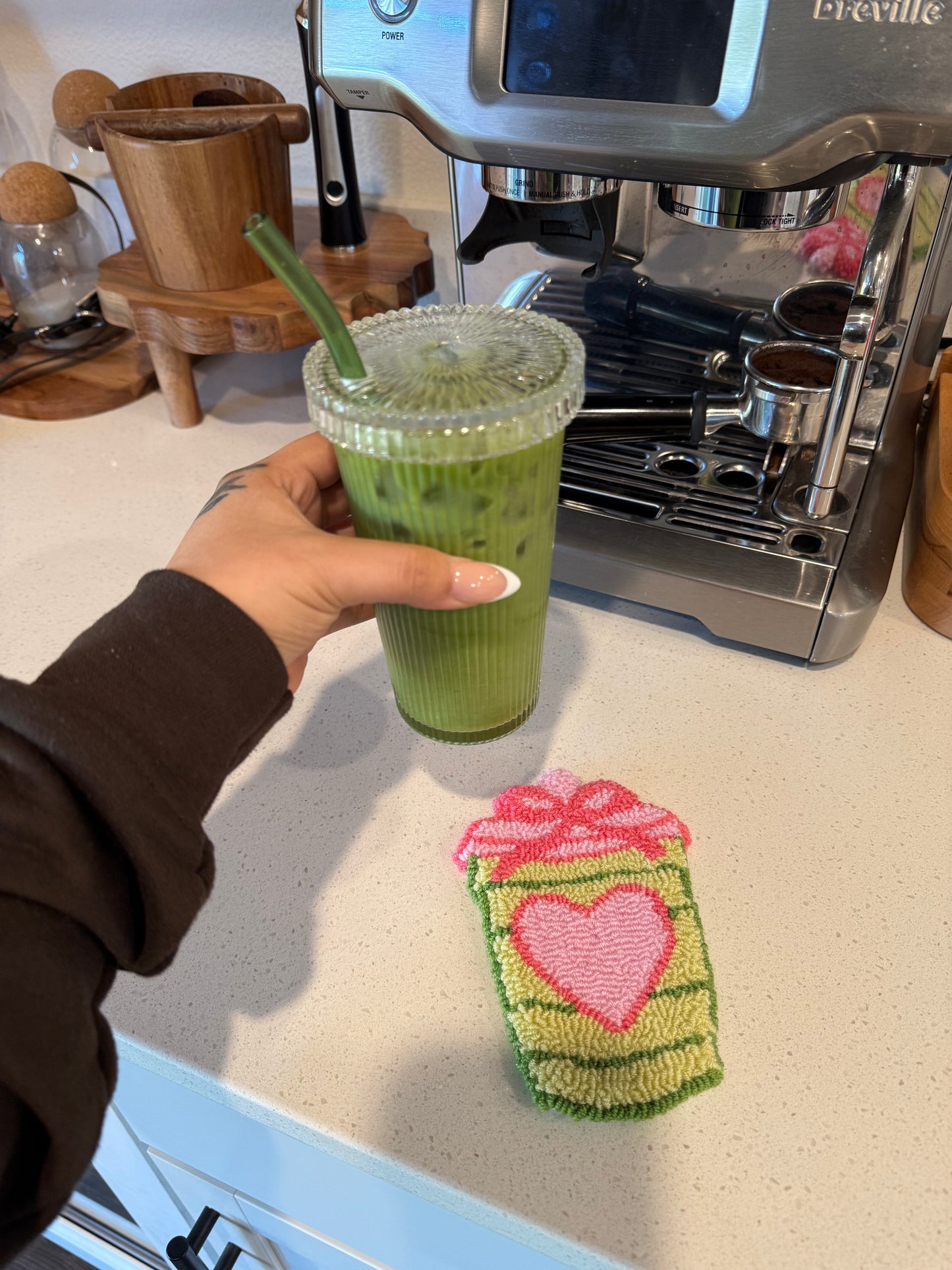 (RTS) MATCHA RUG COASTER