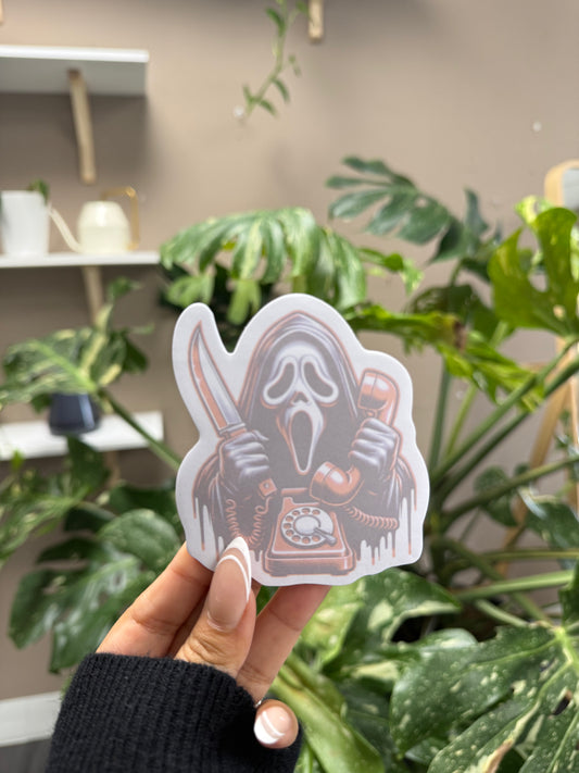 (RTS) GHOSTFACE SHAPED STICKY NOTE