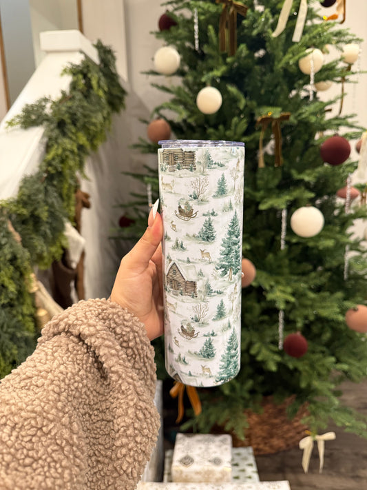 (RTS) VINTAGE CABIN TUMBLER