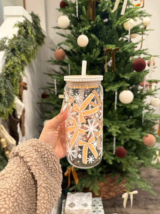 (RTS) GINGERBREAD COQUETTE DRINKWARE