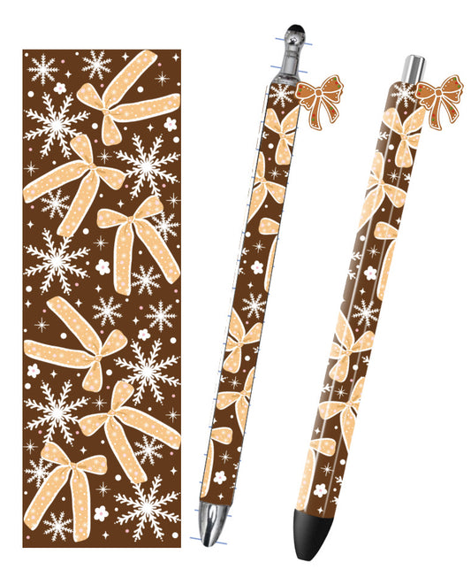 (RTS) GINGER COQUETTE  PEN W CHARM