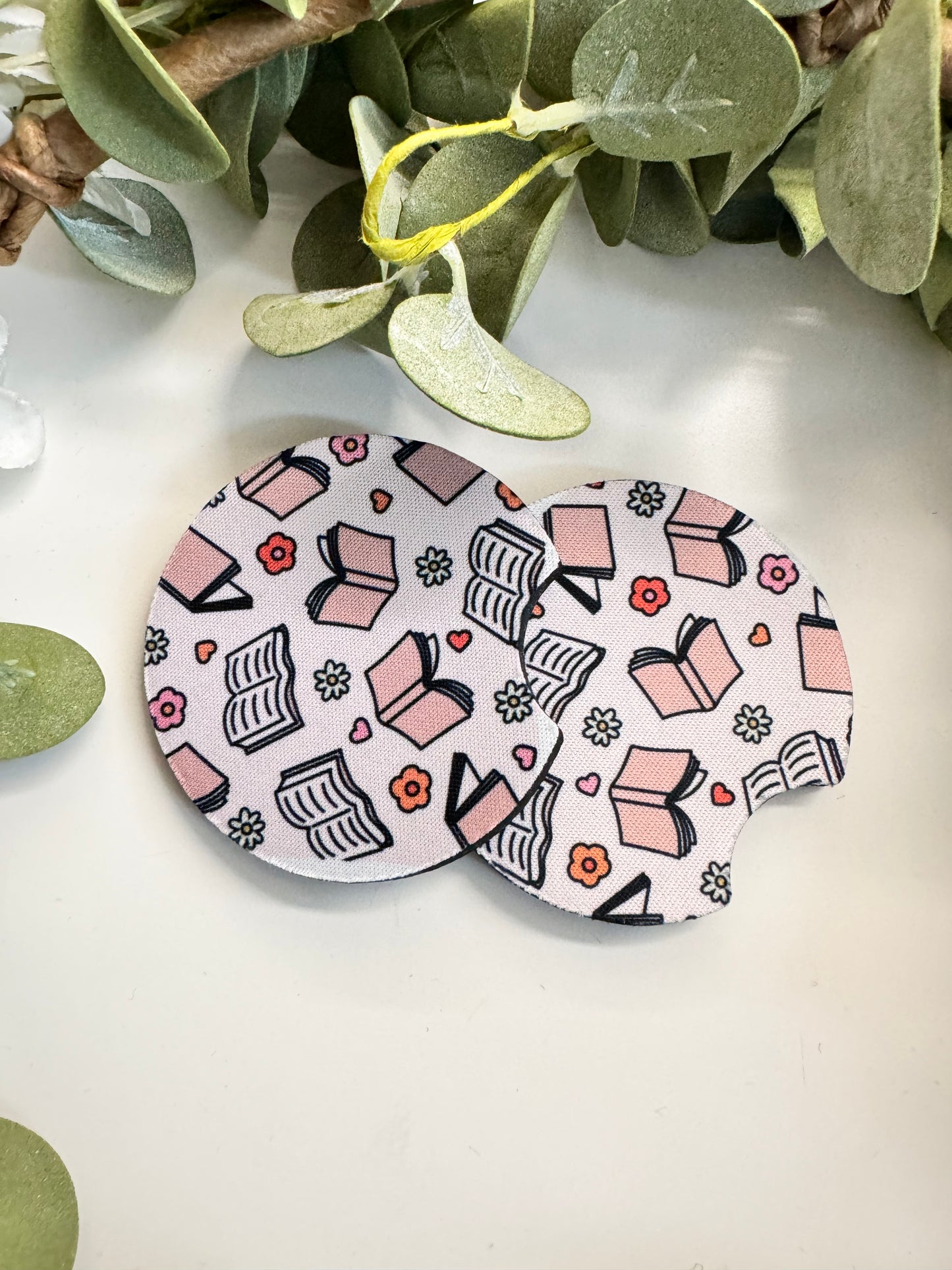 (RTS) BOOKTROVERT CAR COASTER SET