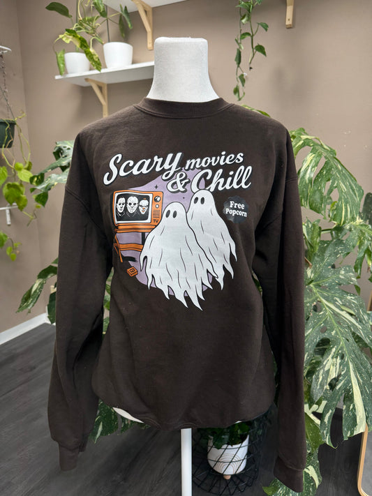 (RTS) RETRO GHOUL MOVIE NIGHT CREWNECK