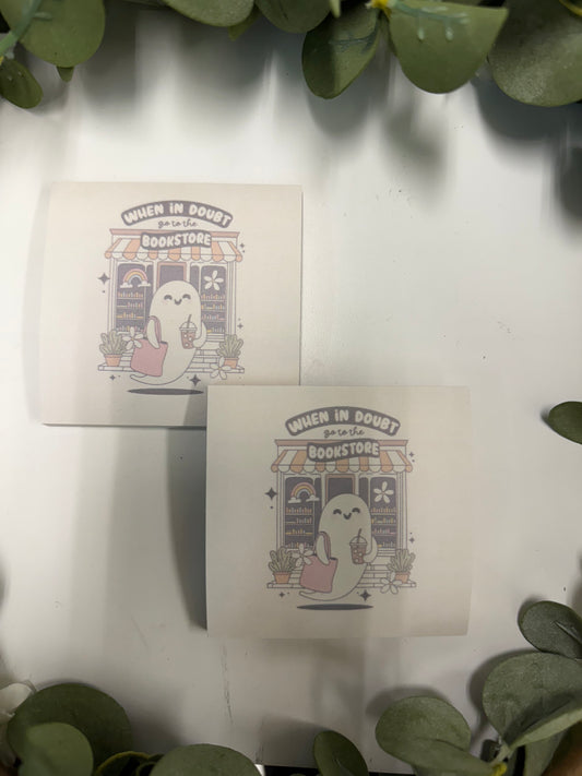 (RTS) BOOKSTORE BOO STICKY NOTE