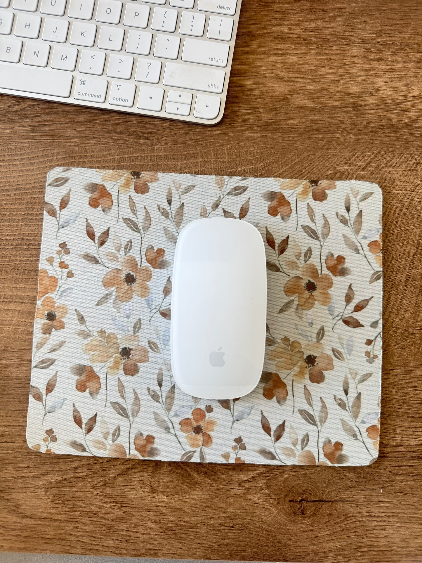 (RTS) BOHO FLORAL MOUSEPAD
