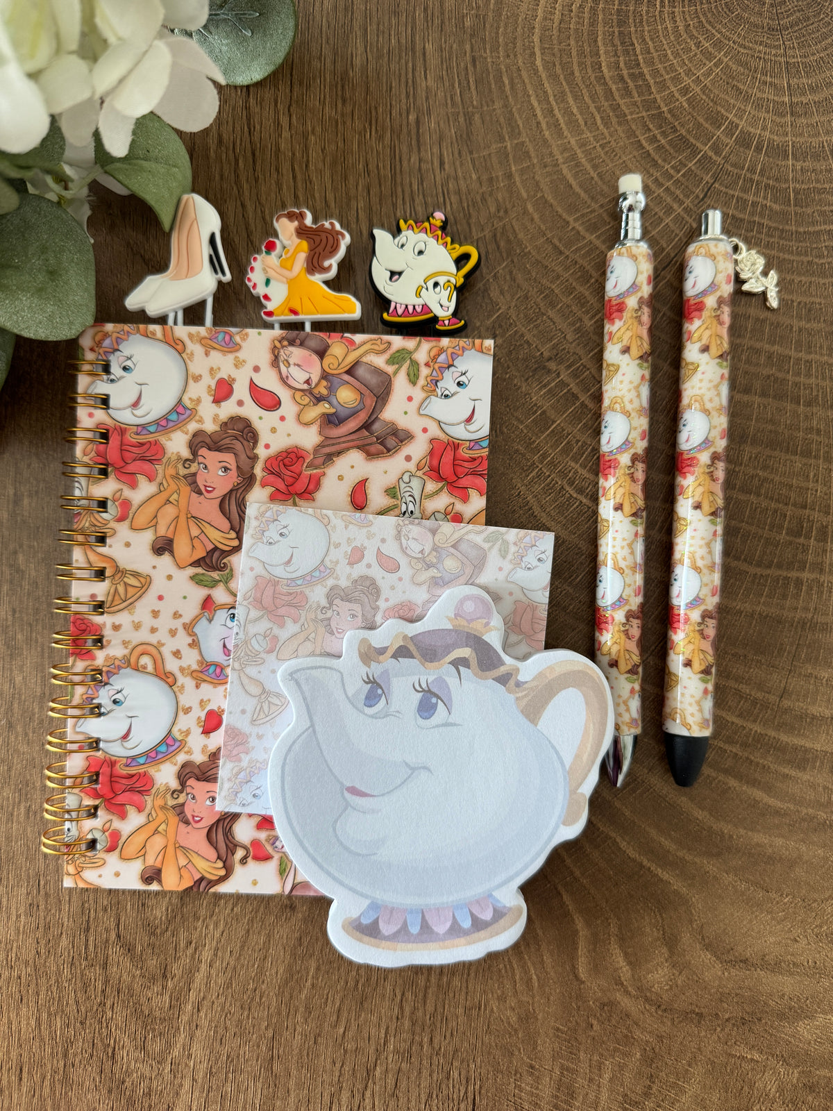 (RTS) BEAUTY AND THE BEAST STATIONERY