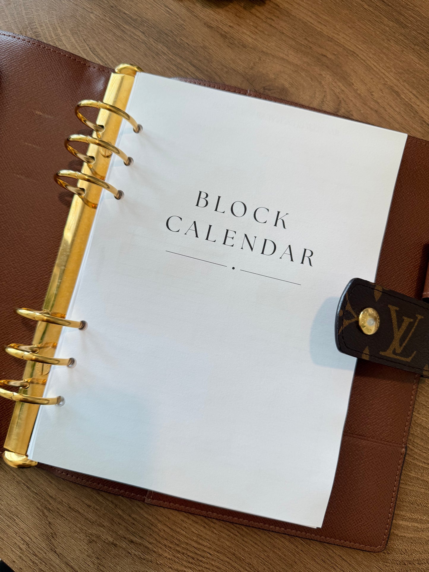 (RTS) 2027 BLOCK CALENDAR