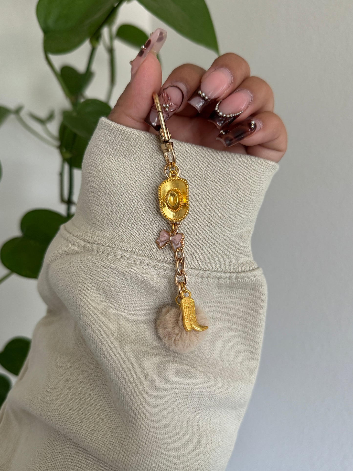 (RTS) COWGIRL BOOTS CHARM