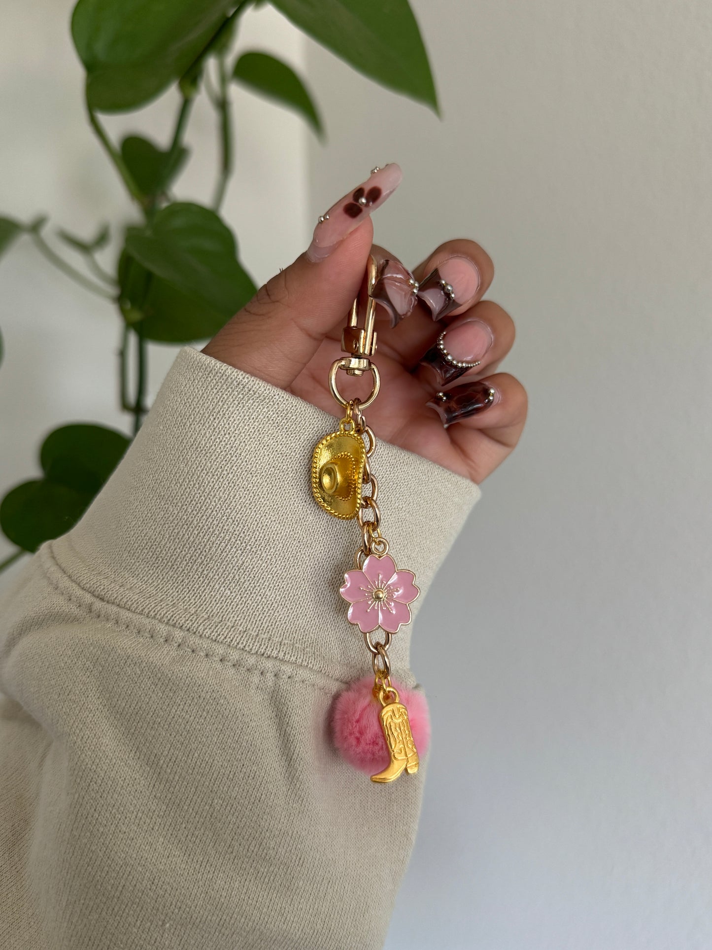 (RTS) COWGIRL BOOTS CHARM