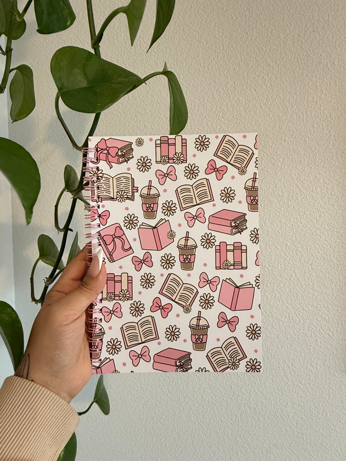 (RTS) COFFEE & BOOKS GIRLIE NOTEBOOK