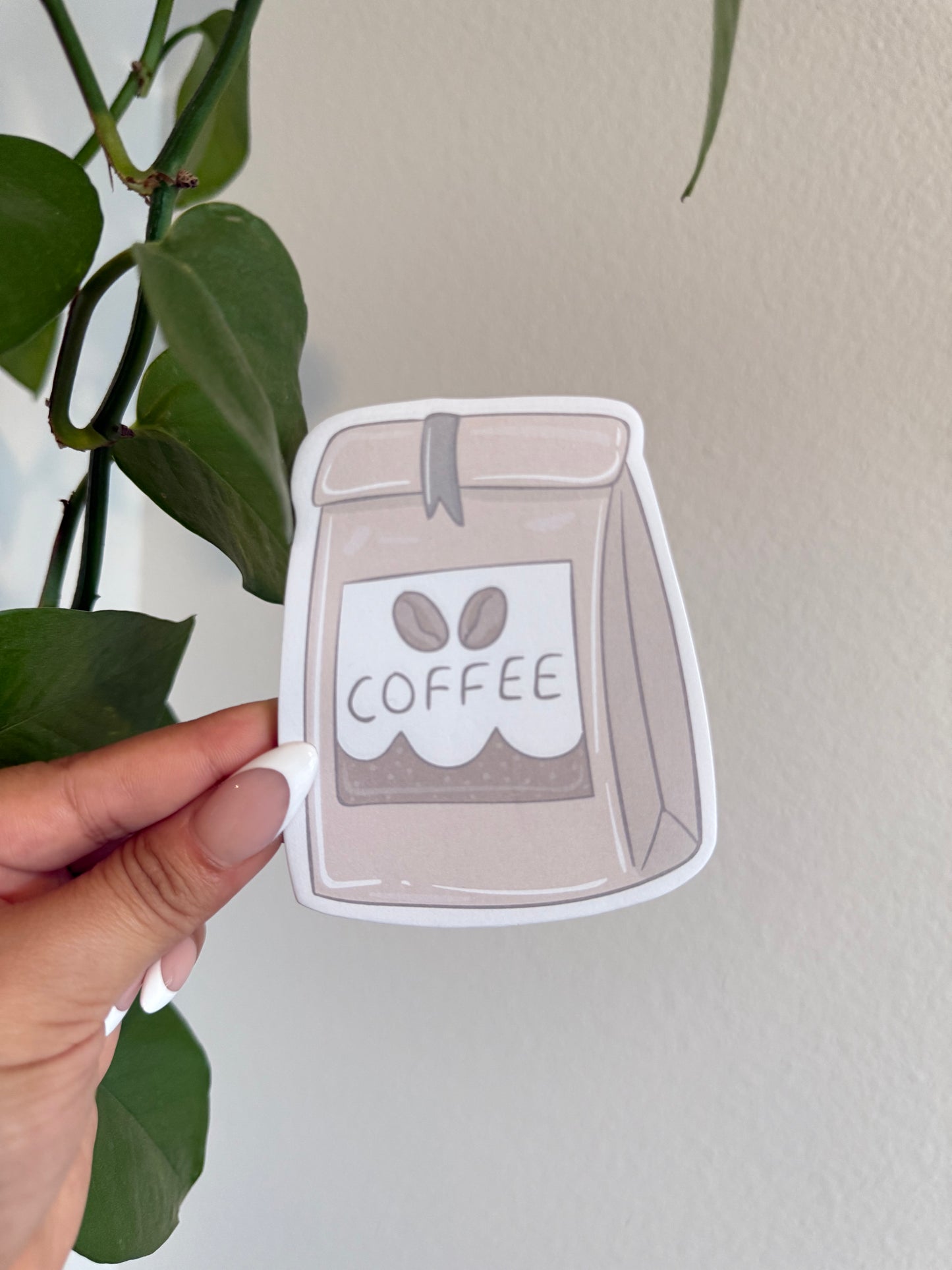 (RTS) COFFEE VIBES SHAPED STICKIES