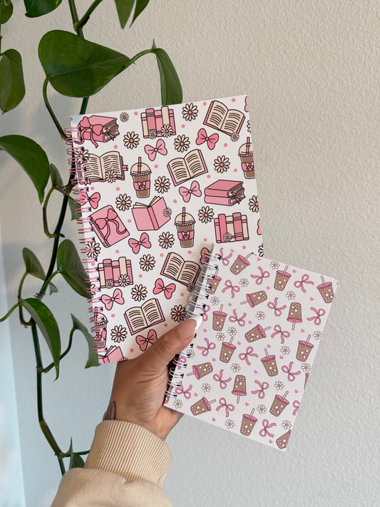 (RTS) COFFEE & BOOKS GIRLIE NOTEBOOK