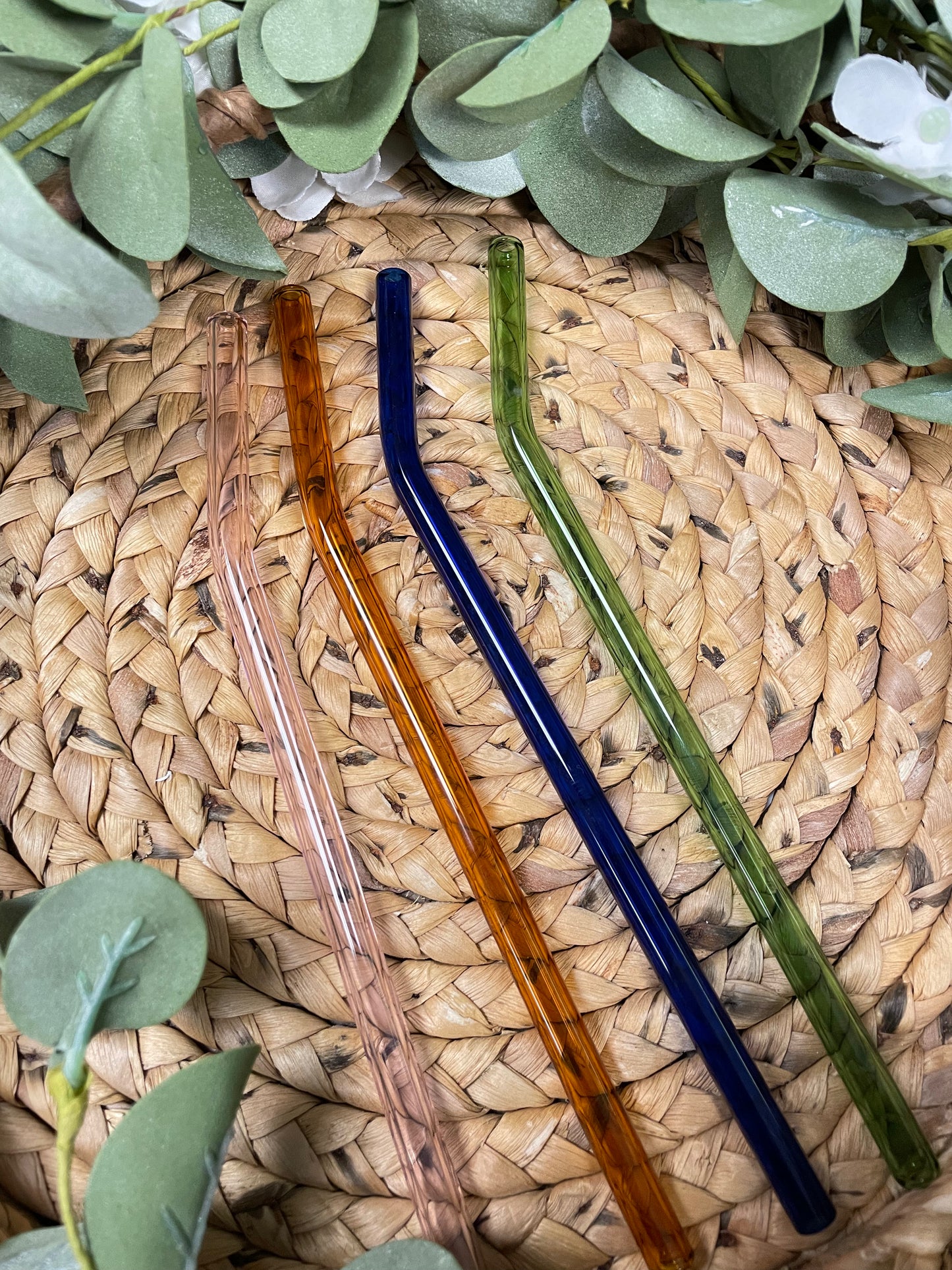 (RTS) CURVED GLASS STRAW