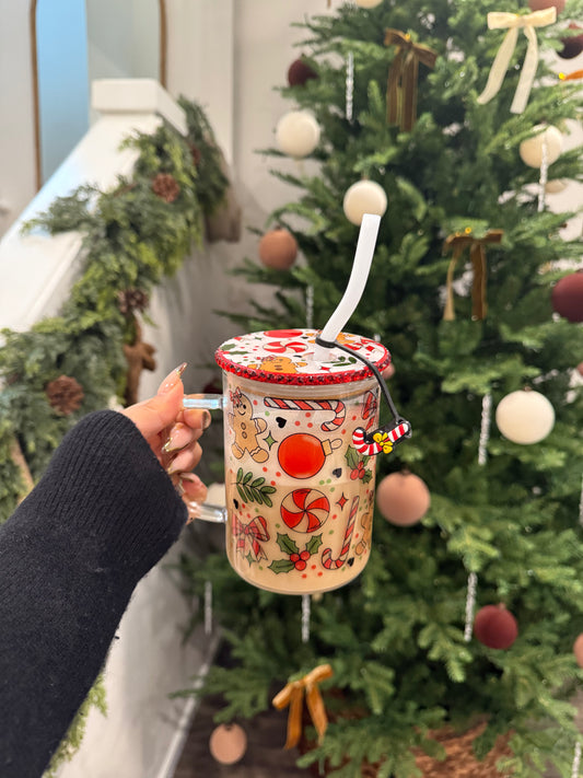(RTS) JOLLY GINGERBREAD DRINKWARE