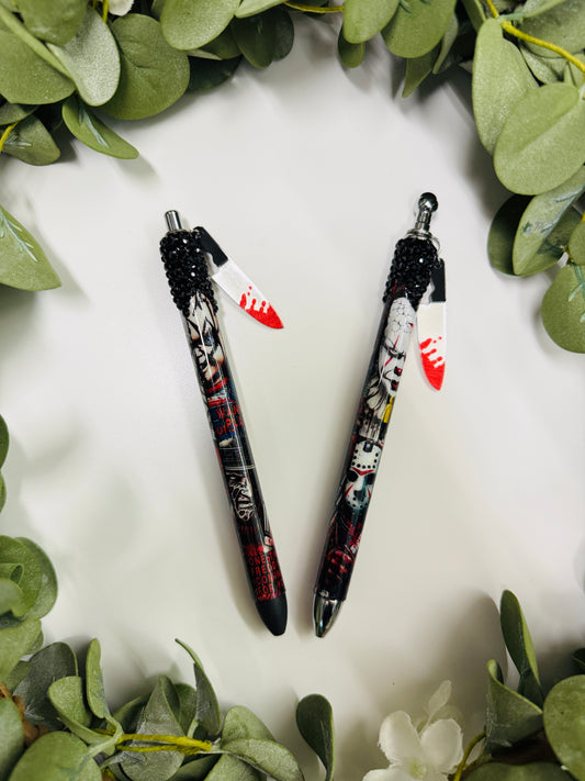 (RTS) BLOODY SLASHERS PEN W CHARM
